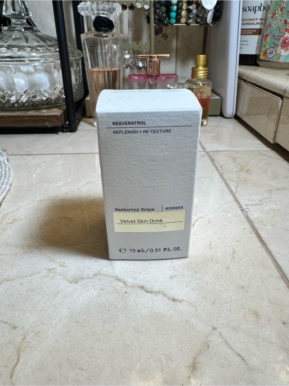 Korres Velvet Skin Drink Santorini Grape